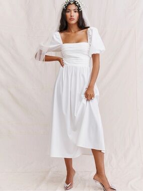 reformation prim linen midi dress Reformation Prim Linen Midi Dress